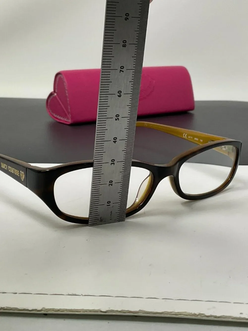 Juicy Couture JU111 tortoise shell eyeglass frames with case‎